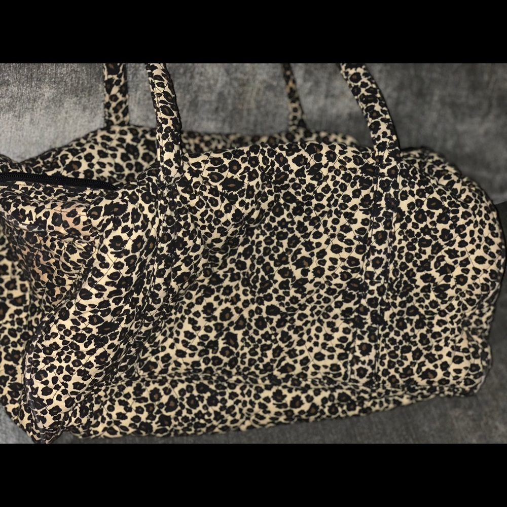 Cheetah print bag